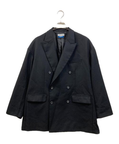 MAISON SPECIAL（メゾンスペシャル）MAISON SPECIAL (メゾンスペシャル) Prime-Over Wool Chambray Peaked Lapel Double Tailored Jacket ブラック サイズ:1の古着・服飾アイテム