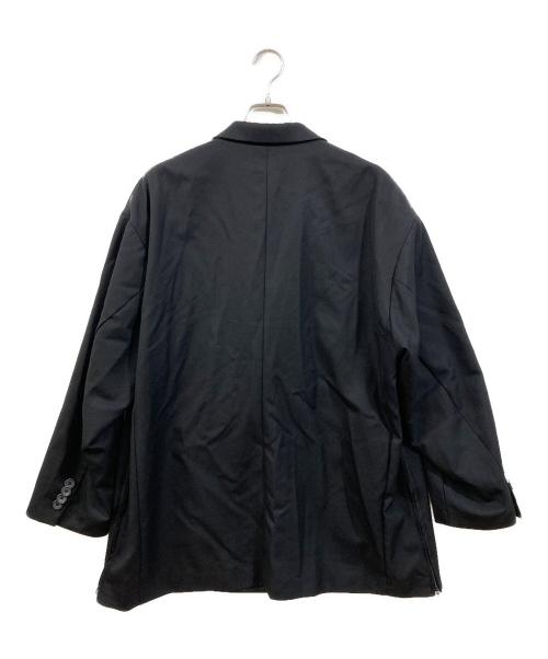 MAISON SPECIAL（メゾンスペシャル）MAISON SPECIAL (メゾンスペシャル) Prime-Over Wool Chambray Peaked Lapel Double Tailored Jacket ブラック サイズ:1の古着・服飾アイテム