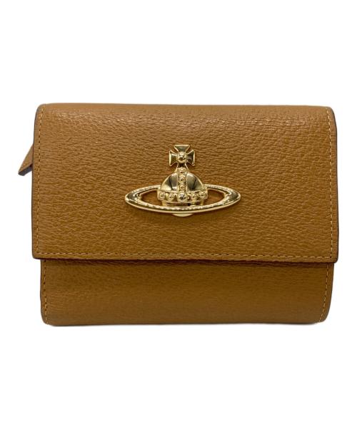 Vivienne Westwood（ヴィヴィアンウエストウッド）Vivienne Westwood (ヴィヴィアンウエストウッド) 2つ折り財布 ブラウンの古着・服飾アイテム