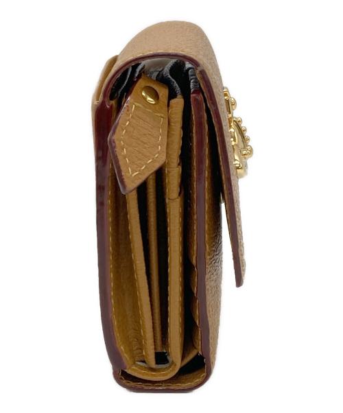 Vivienne Westwood（ヴィヴィアンウエストウッド）Vivienne Westwood (ヴィヴィアンウエストウッド) 2つ折り財布 ブラウンの古着・服飾アイテム