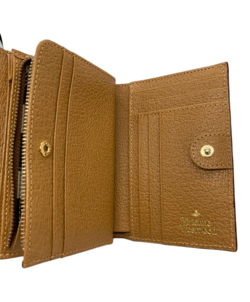 Vivienne Westwood（ヴィヴィアンウエストウッド）Vivienne Westwood (ヴィヴィアンウエストウッド) 2つ折り財布 ブラウンの古着・服飾アイテム