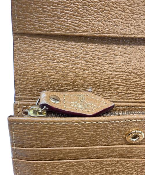 Vivienne Westwood（ヴィヴィアンウエストウッド）Vivienne Westwood (ヴィヴィアンウエストウッド) 2つ折り財布 ブラウンの古着・服飾アイテム
