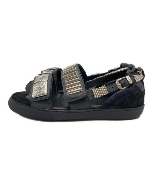 TOGA PULLA（トーガ プルラ）TOGA PULLA (トーガ プルラ) METAL SNEAKER SANDALS ブラック サイズ:SIZE 43の古着・服飾アイテム