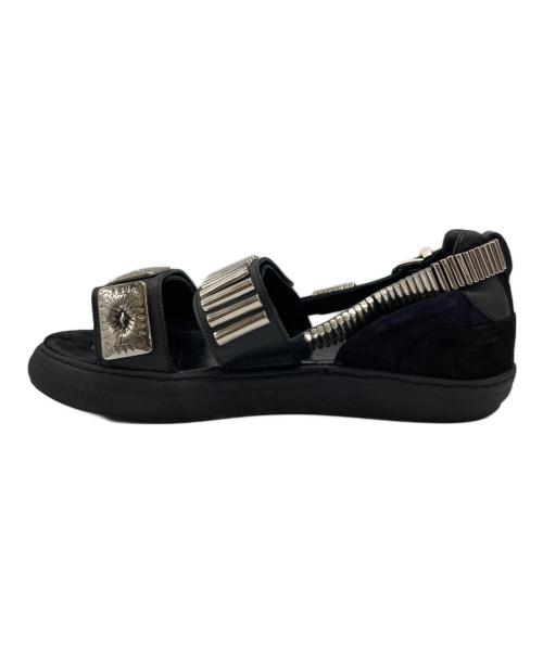 TOGA PULLA（トーガ プルラ）TOGA PULLA (トーガ プルラ) METAL SNEAKER SANDALS ブラック サイズ:SIZE 43の古着・服飾アイテム
