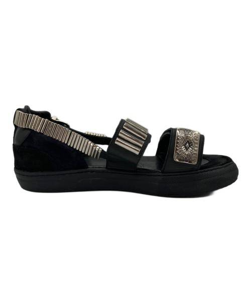 TOGA PULLA（トーガ プルラ）TOGA PULLA (トーガ プルラ) METAL SNEAKER SANDALS ブラック サイズ:SIZE 43の古着・服飾アイテム