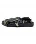 TOGA PULLA (トーガ プルラ) RAY BEAMS (レイ ビームス) 別注 Metal emboss sandal SP ブラック サイズ:SIZE 42：10000円