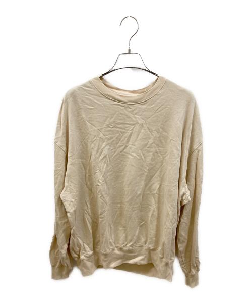 AURALEE（オーラリー）AURALEE (オーラリー) SUPER HIGH GAUGE SWEAT P/O ベージュの古着・服飾アイテム