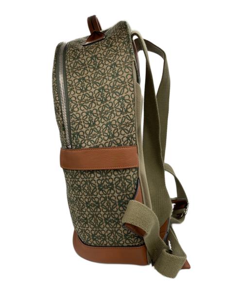 LOEWE（ロエベ）LOEWE (ロエベ) アナグラムバックパック カーキの古着・服飾アイテム