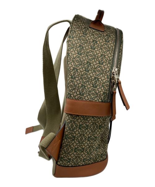 LOEWE（ロエベ）LOEWE (ロエベ) アナグラムバックパック カーキの古着・服飾アイテム