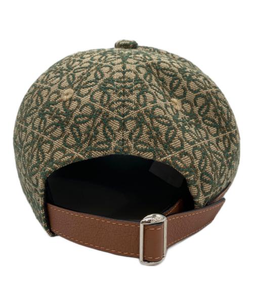LOEWE（ロエベ）LOEWE (ロエベ) アナグラムキャップ カーキの古着・服飾アイテム