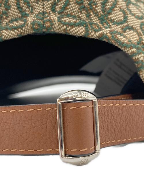 LOEWE（ロエベ）LOEWE (ロエベ) アナグラムキャップ カーキの古着・服飾アイテム