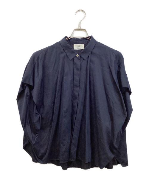 1er Arrondissement（プルミエ アロンディスモン）1er Arrondissement (プルミエ アロンディスモン) ドルマンスリーブ ブラウス ネイビー サイズ:38の古着・服飾アイテム