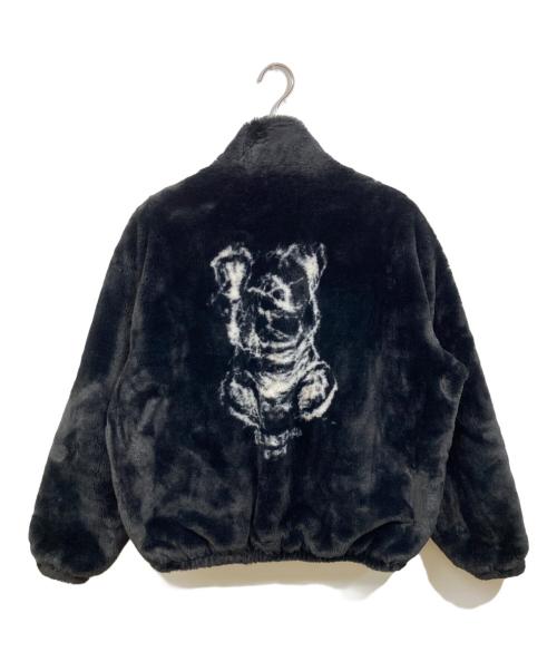 OY（オーワイ）OY (オーワイ) BACK SKETCH ODOLLY FUR JACKET ブラック サイズ:FREEの古着・服飾アイテム