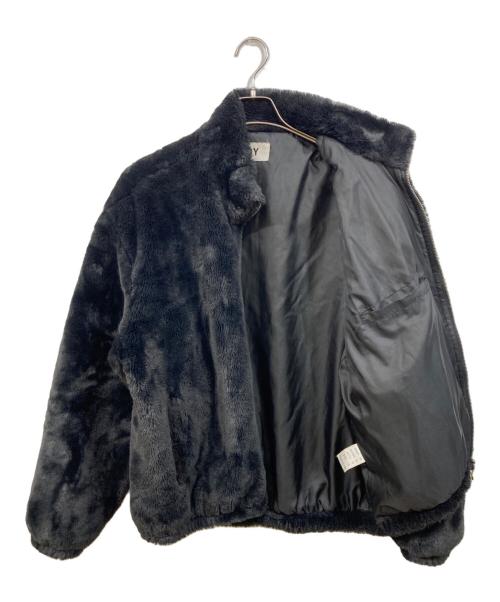 OY（オーワイ）OY (オーワイ) BACK SKETCH ODOLLY FUR JACKET ブラック サイズ:FREEの古着・服飾アイテム