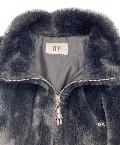 OY（オーワイ）OY (オーワイ) BACK SKETCH ODOLLY FUR JACKET ブラック サイズ:FREEの古着・服飾アイテム