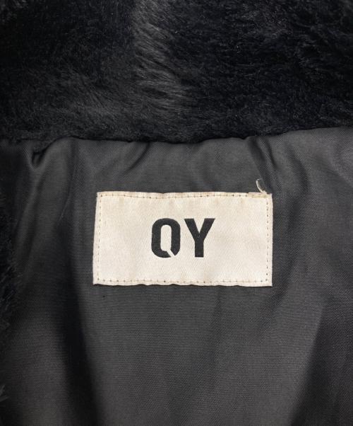 OY（オーワイ）OY (オーワイ) BACK SKETCH ODOLLY FUR JACKET ブラック サイズ:FREEの古着・服飾アイテム
