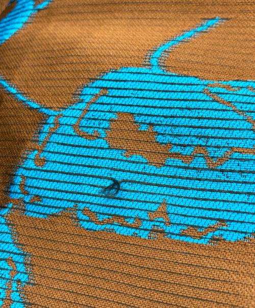 LANVIN en Bleu（ランバンオンブルー）LANVIN en Bleu (ランバンオンブルー) フラワージャガードスカート ブラウン サイズ:38の古着・服飾アイテム