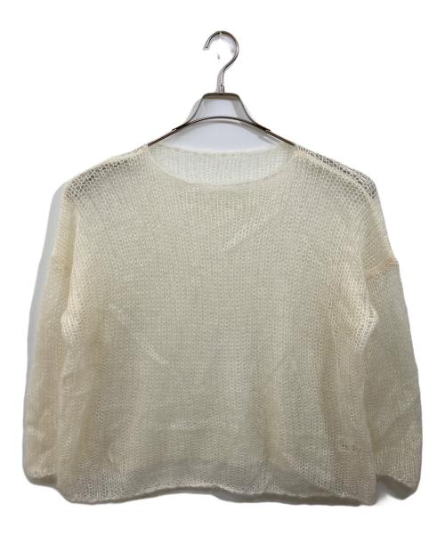 Curensology（カレンソロジー）Curensology (カレンソロジー) フラジールモヘヤニットプルオーバー ベージュ サイズ:FREEの古着・服飾アイテム