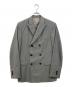 PRADA（プラダ）の古着「比翼ダブルジャケット」｜グレー