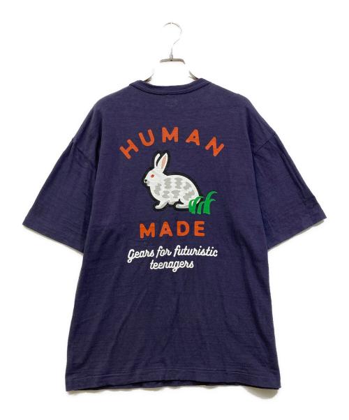 HUMAN MADE（ヒューマンメイド）HUMAN MADE (ヒューマンメイド) Pocket Rabbit #2 T-Shirt ネイビー サイズ:XLの古着・服飾アイテム