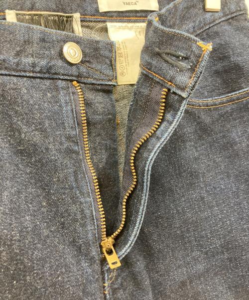 YAECA（ヤエカ）YAECA (ヤエカ) 13-14W DENIM PANTS WIDE STRAIGHT インディゴ サイズ:W32の古着・服飾アイテム