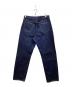 YAECA (ヤエカ) 10-14W DENIM PANTS WIDE TAPERED インディゴ サイズ:81㎝（W32）：6000円