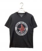 ROUGH AND RUGGEDラフアンドラゲッド）の古着「プリントTシャツ」｜ブラック