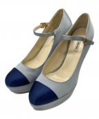 MIU MIUミュウミュウ）の古着「ハイヒールパンプス」｜スカイブルー