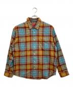 SUPREMEシュプリーム）の古着「Plaid Flannel Shirt」｜オレンジ×ブルー
