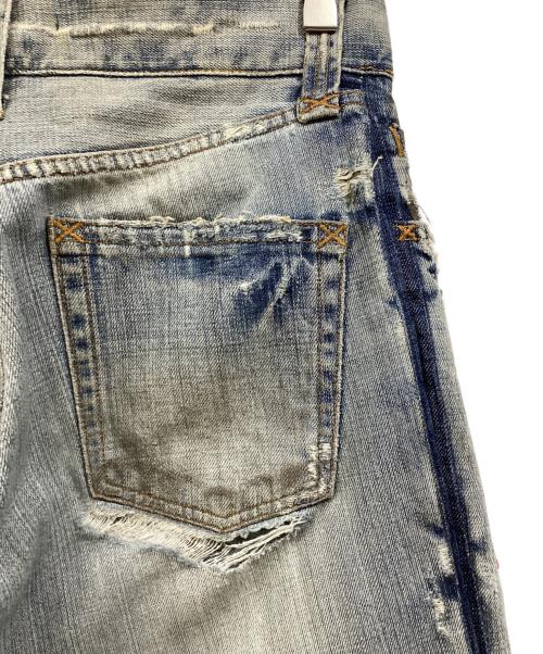 DOLCE & GABBANA（ドルチェ＆ガッバーナ）DOLCE & GABBANA (ドルチェ＆ガッバーナ) ワッペンデニムパンツ インディゴ サイズ:46の古着・服飾アイテム