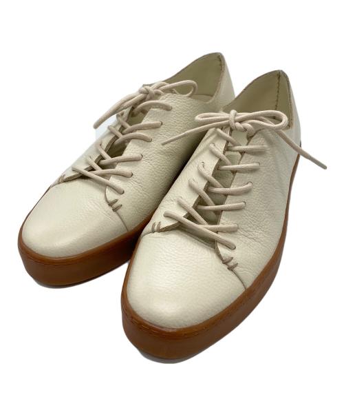 CUEREN（クエルン）CUEREN (クエルン) レザーシューズ ホワイト サイズ:25.5㎝の古着・服飾アイテム