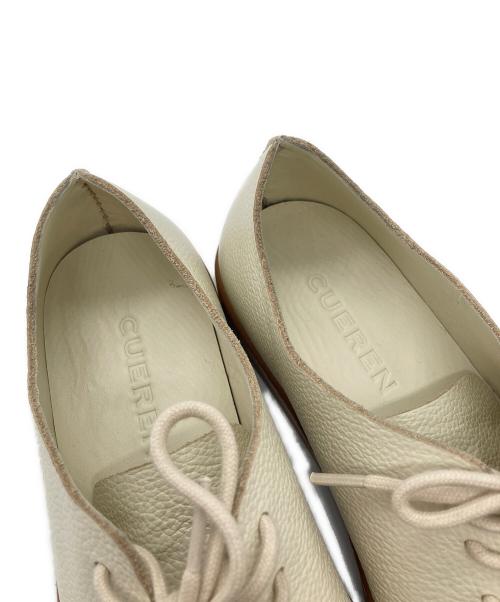 CUEREN（クエルン）CUEREN (クエルン) レザーシューズ ホワイト サイズ:25.5㎝の古着・服飾アイテム
