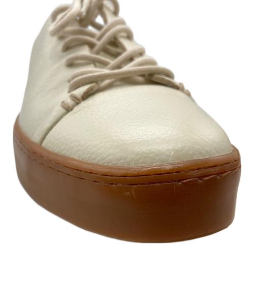 CUEREN（クエルン）CUEREN (クエルン) レザーシューズ ホワイト サイズ:25.5㎝の古着・服飾アイテム