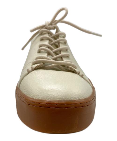 CUEREN（クエルン）CUEREN (クエルン) レザーシューズ ホワイト サイズ:25.5㎝の古着・服飾アイテム
