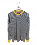 SUPREMEシュプリーム）の古着「Border L/S Tee」｜イエロー×ブラック