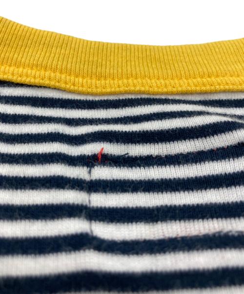 SUPREME（シュプリーム）SUPREME (シュプリーム) Border L/S Tee イエロー×ブラック サイズ:XLの古着・服飾アイテム