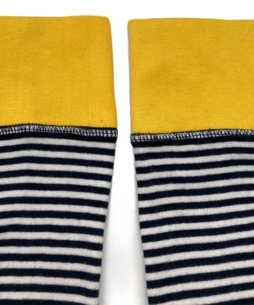 SUPREME（シュプリーム）SUPREME (シュプリーム) Border L/S Tee イエロー×ブラック サイズ:XLの古着・服飾アイテム