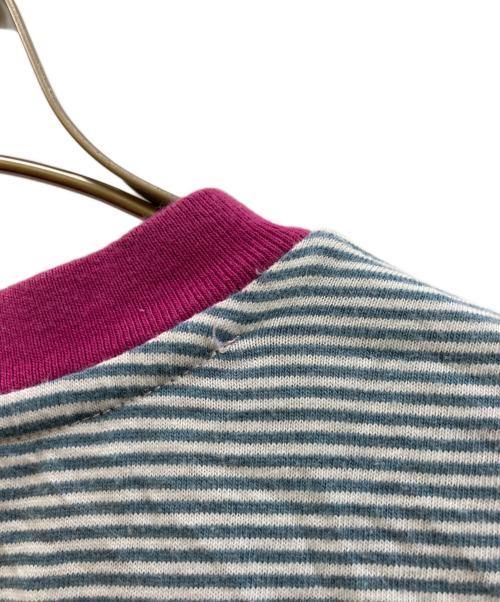 SUPREME（シュプリーム）SUPREME (シュプリーム) micro stripe s/s tee パープル サイズ:Ｓの古着・服飾アイテム