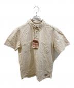 WOOLRICHウールリッチ）の古着「ヴィンテージヘンプ半袖シャツ」｜ベージュ