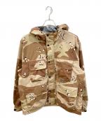 stussyステューシー）の古着「CAMO TAPED SEAM FIELD JACKET」｜ベージュ