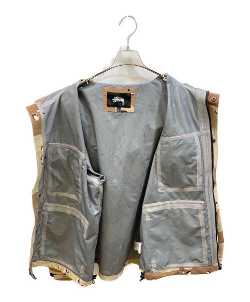 stussy（ステューシー）stussy (ステューシー) CAMO TAPED SEAM FIELD JACKET ベージュ サイズ:Lの古着・服飾アイテム