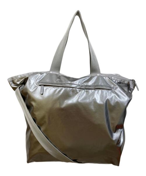 LeSportsac（レスポートサック）LeSportsac (レスポートサック) EASY EDITOR'S TOTE2 リュウセイ2 シルバーの古着・服飾アイテム