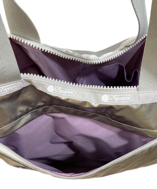 LeSportsac（レスポートサック）LeSportsac (レスポートサック) EASY EDITOR'S TOTE2 リュウセイ2 シルバーの古着・服飾アイテム