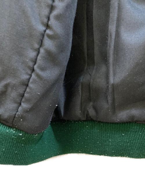 Liugoo Leathers（リューグーレザーズ）Liugoo Leathers (リューグーレザーズ) カウレザースタジャン ベージュ×グリーン サイズ:3Lの古着・服飾アイテム