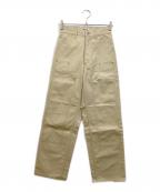 AURALEEオーラリー）の古着「COTTON OILED CANVAS PANTS」｜ベージュ