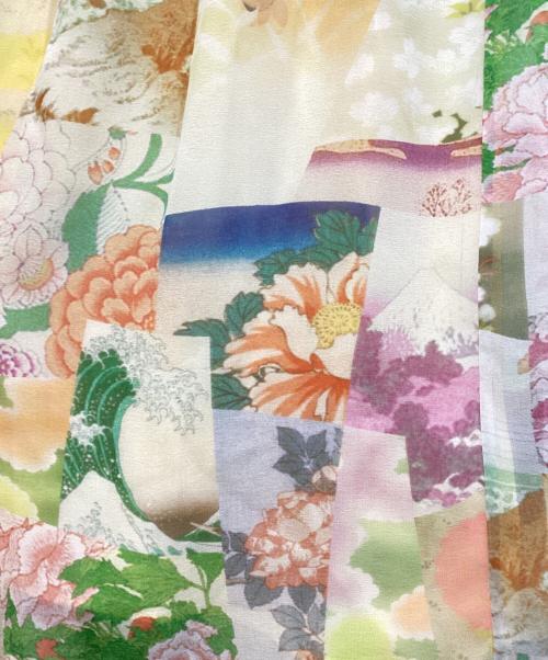 KEITA MARUYAMA（ケイタマルヤマ）KEITA MARUYAMA (ケイタマルヤマ) 総柄シルクスカート イエロー サイズ:2の古着・服飾アイテム