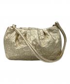 BALLYバリー）の古着「レザーショルダーバッグ」｜ゴールド