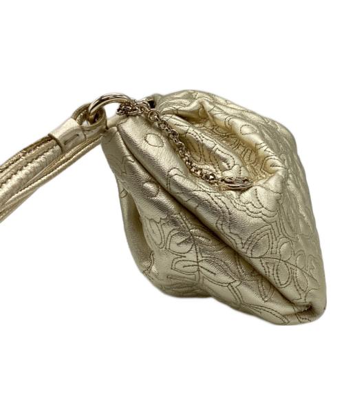 BALLY（バリー）BALLY (バリー) レザーショルダーバッグ ゴールドの古着・服飾アイテム