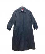 Salvatore Ferragamoサルヴァトーレ フェラガモ）の古着「ステンカラーコート」｜ネイビー