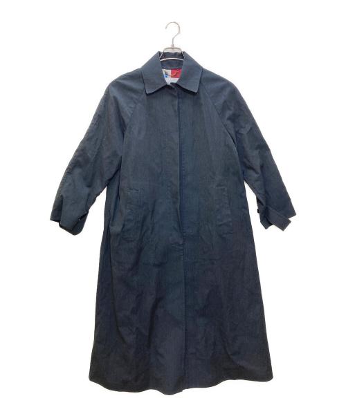 Salvatore Ferragamo（サルヴァトーレ フェラガモ）Salvatore Ferragamo (サルヴァトーレ フェラガモ) ステンカラーコート ネイビー サイズ:42の古着・服飾アイテム